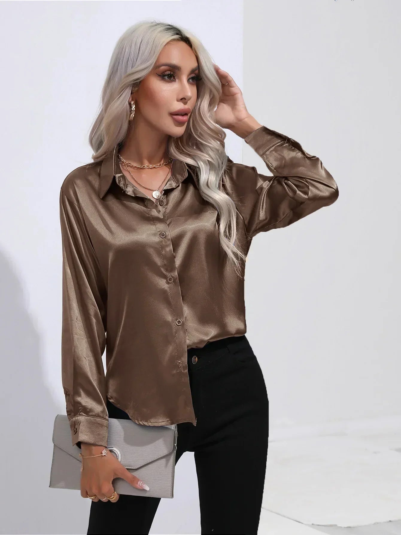 La Musea™ | Camicetta in raso