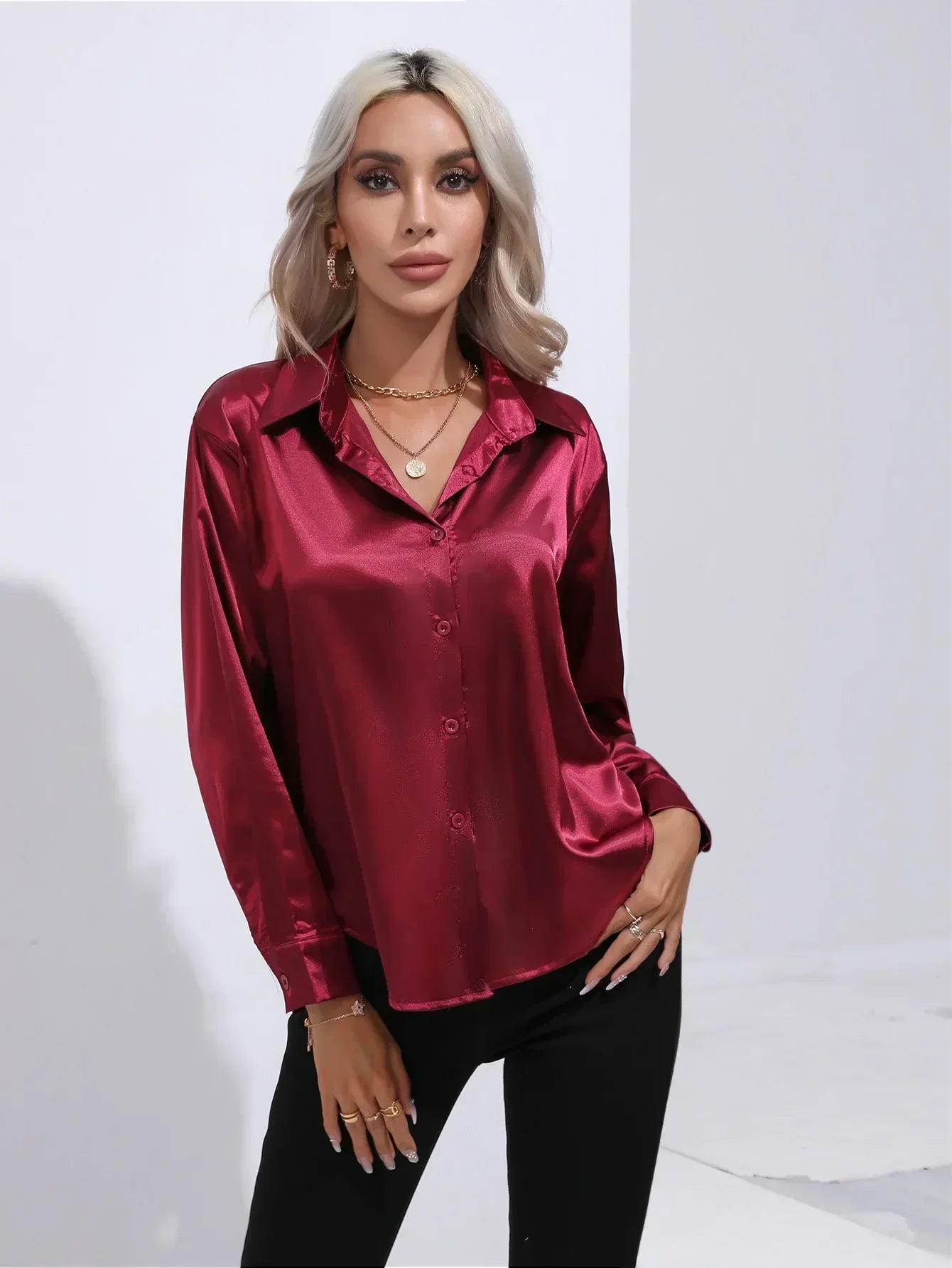 La Musea™ | Camicetta in raso