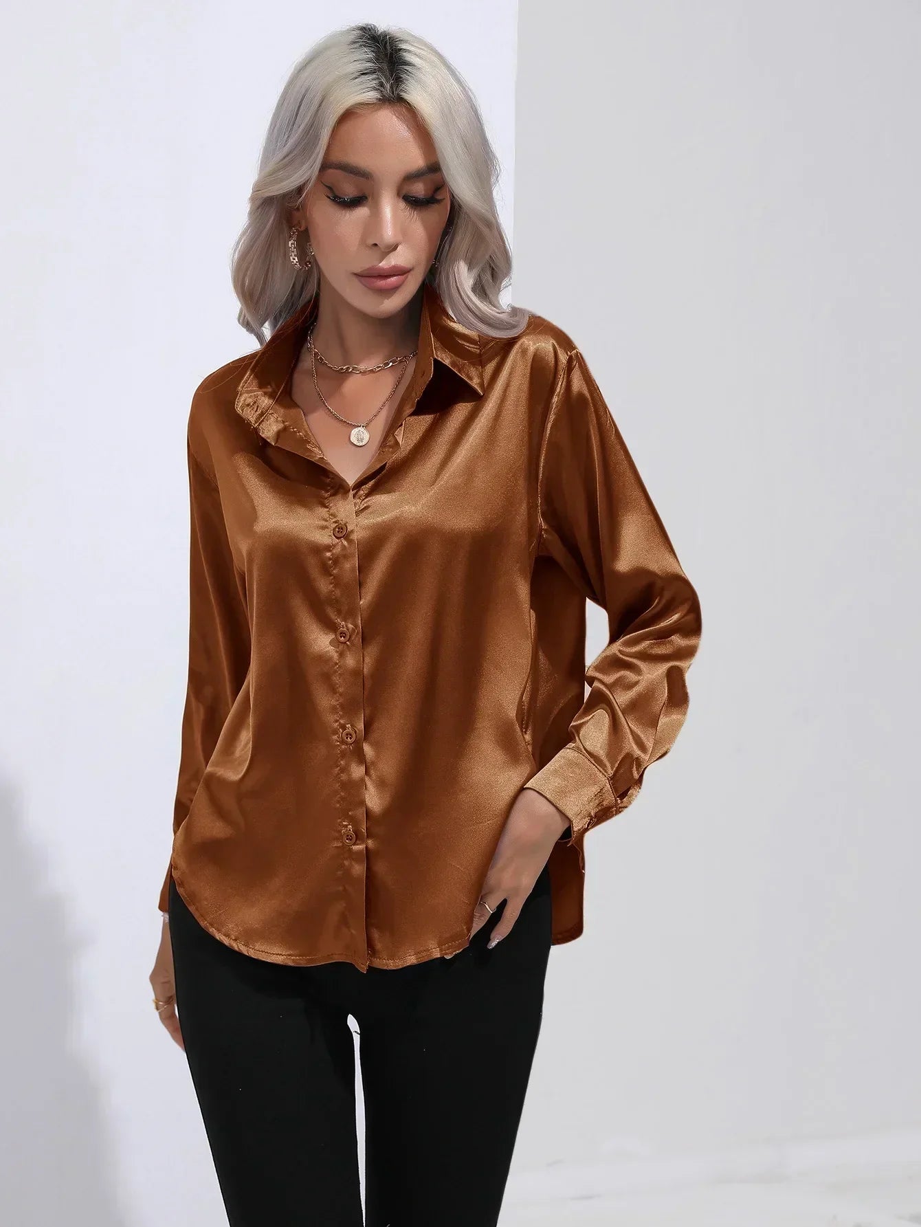 La Musea™ | Camicetta in raso