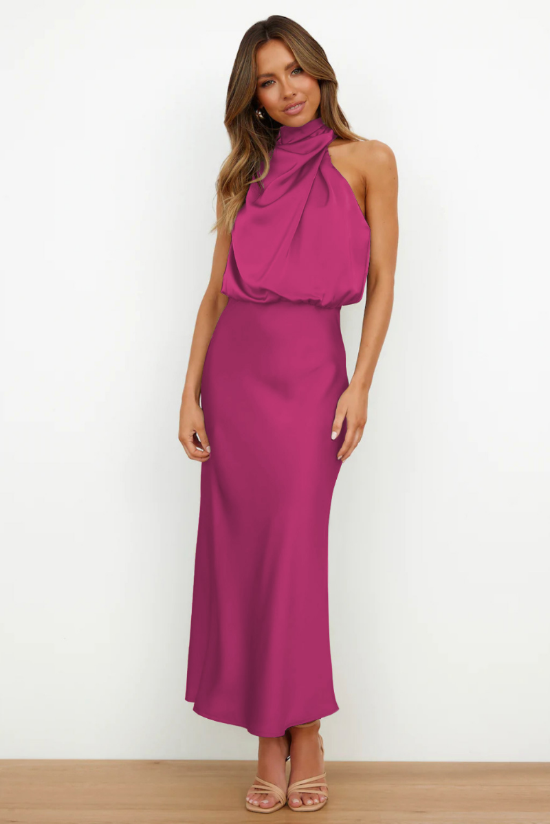 La Musa™ | Abito midi con scollatura moderna