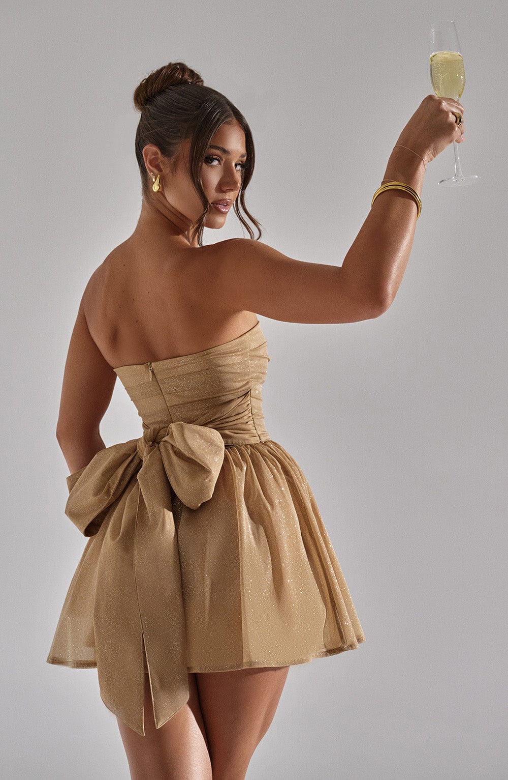 La Musea™ | Abito in pizzo con fiocco