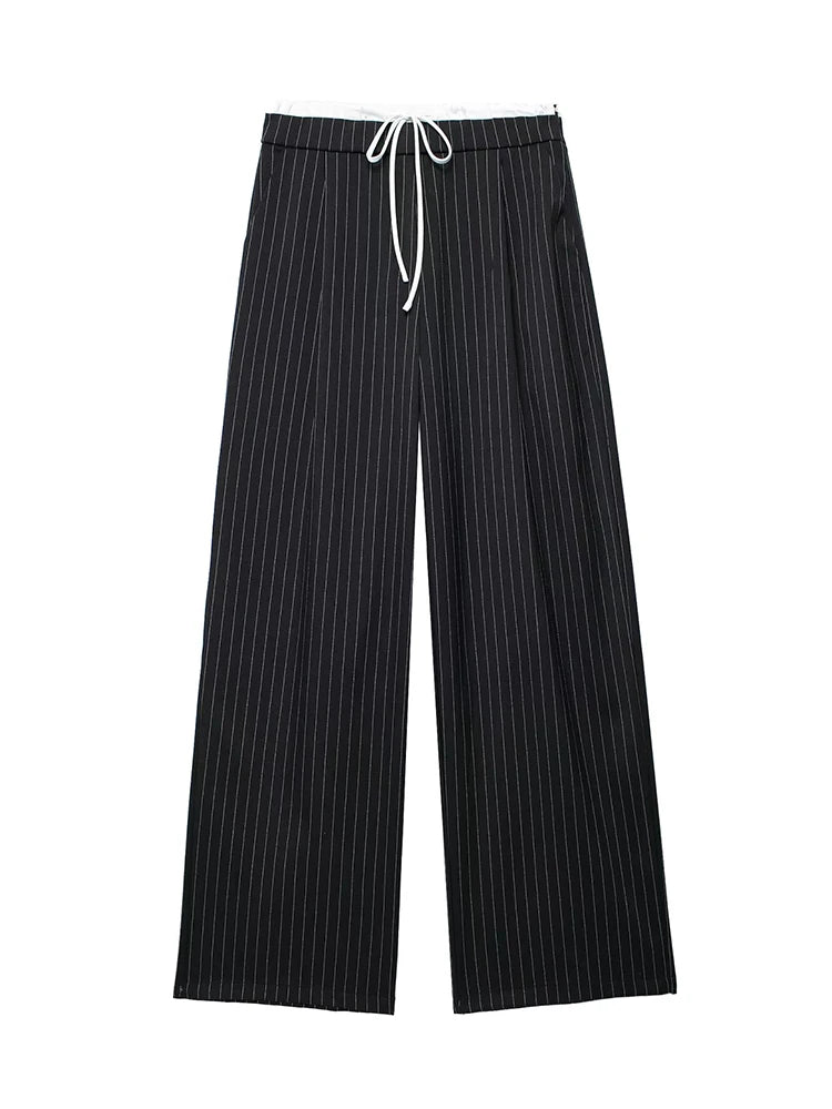 La Musea™ | Pantaloni dritti con laccio