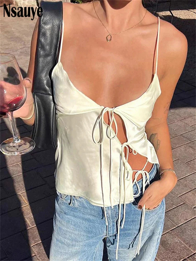 La Musea | Top in raso